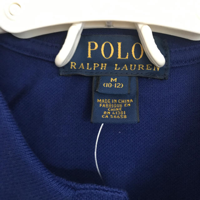 POLO RALPH LAUREN(ポロラルフローレン)のラルフローレン 長袖ポロシャツ １０／12歳用 キッズ/ベビー/マタニティのキッズ服男の子用(90cm~)(その他)の商品写真