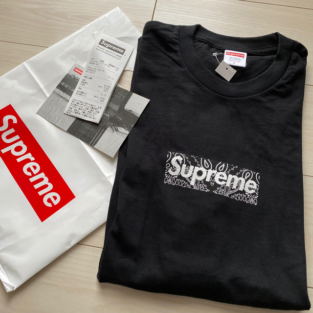 トップスsupreme Bandana Box Logo Tee Ｌサイズ - Tシャツ/カットソー ...