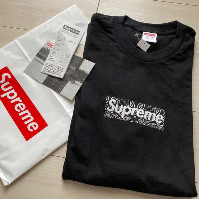 トップスsupreme bandana box logo tee Lサイズ