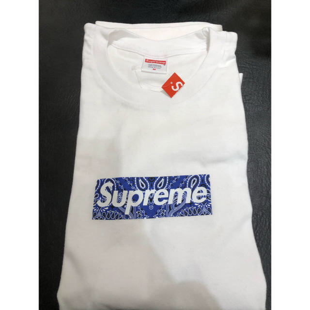 Supreme bandana box logo tee shirt white