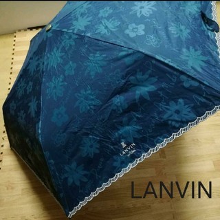 ランバンオンブルー(LANVIN en Bleu)のランバンオンブルー　LANVIN en bleu 傘　折りたたみ傘　日傘雨傘兼用(傘)