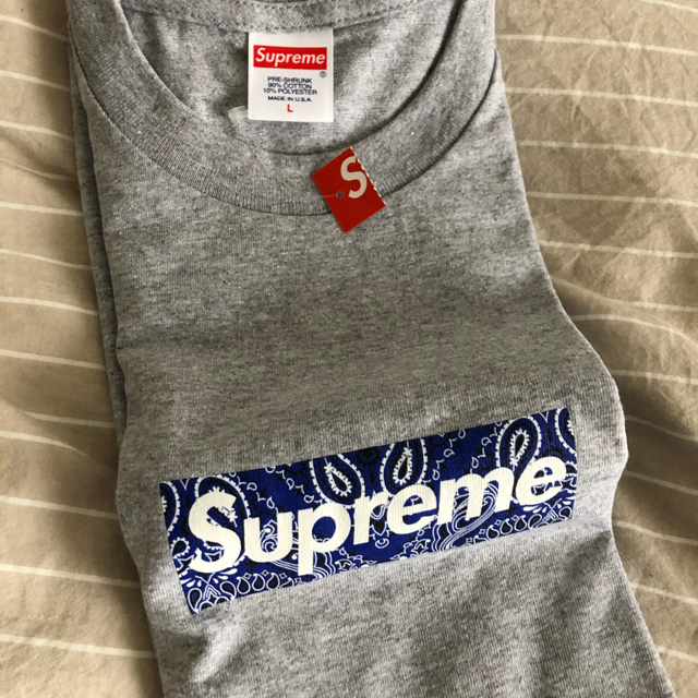 Supreme(シュプリーム)のsupreme bandana box logo tee 19aw week17 メンズのトップス(Tシャツ/カットソー(半袖/袖なし))の商品写真