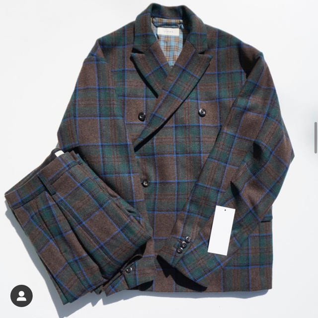 jieda PLAID TAILORED JACKET   2