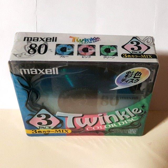 maxell(マクセル)のmaxell Twinkle MD ミニディスク 3枚 エンタメ/ホビーのエンタメ その他(その他)の商品写真
