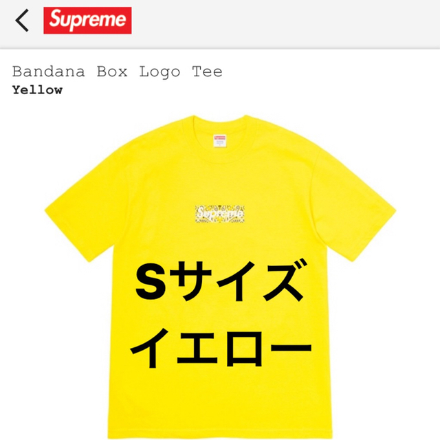 Supreme(シュプリーム)のこんにゃく様専用 supreme bandana box logo tee メンズのトップス(Tシャツ/カットソー(半袖/袖なし))の商品写真