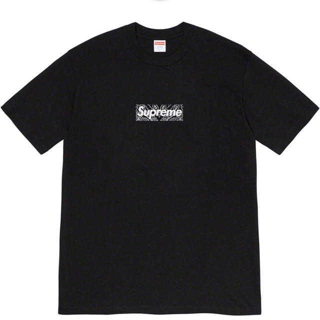 メンズL supreme box logo black