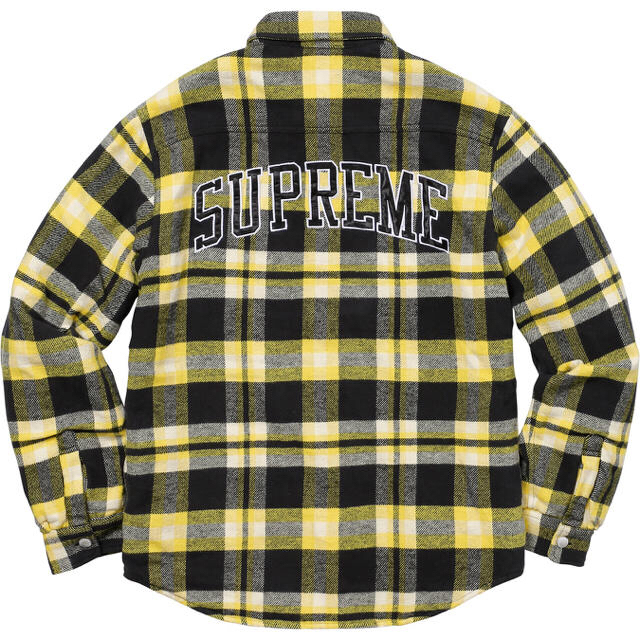 Supreme - Supreme Quilted Arc Logo Flannel Shirtの通販 by あきら's ...