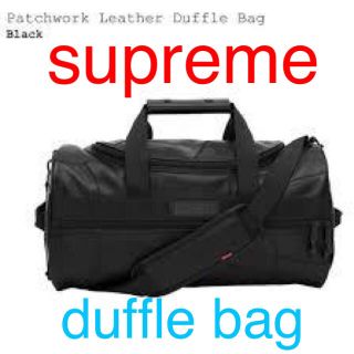 シュプリーム(Supreme)のsupreme patchwork leather duffle bag(ボストンバッグ)