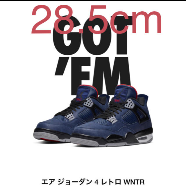 NIKE(ナイキ)のNIKE AIR JORDAN 4 WNTR LOYAL BLUE  メンズの靴/シューズ(スニーカー)の商品写真