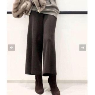 アパルトモンドゥーズィエムクラス(L'Appartement DEUXIEME CLASSE)の美品☆L'Appartement◇Knit Cropped パンツ 36 (カジュアルパンツ)