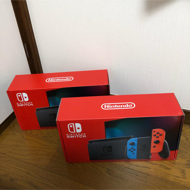 ニンテンドースイッチネオン 新モデル 新品未開封 二台セット-