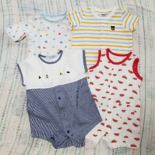 ミキハウス(mikihouse)の夏物　ミキハウス　familiar　UNIQLO(ロンパース)