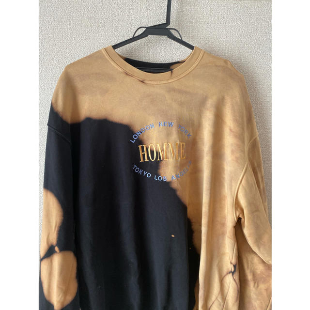 名作 BALENCIAGA HOMME ブリーチ スウェット