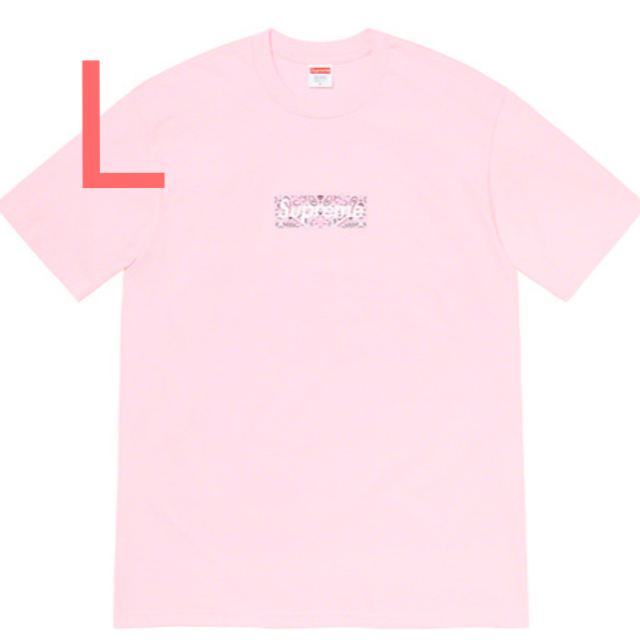 トップスSupreme Bandana Box Logo Tee Pink L