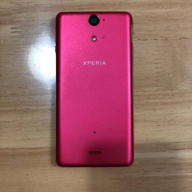 Xperia(エクスペリア)のXperia SO-01E ピンク スマホ/家電/カメラのスマートフォン/携帯電話(スマートフォン本体)の商品写真