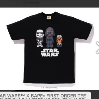 アベイシングエイプ(A BATHING APE)のSTAR WARS X BAPE カイロレン(Tシャツ/カットソー(半袖/袖なし))