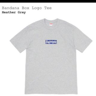 シュプリーム(Supreme)のsupreme  box logo tee S グレー(Tシャツ/カットソー(半袖/袖なし))