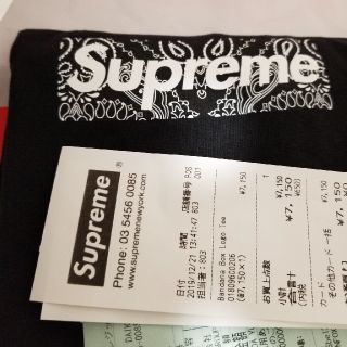 シュプリーム(Supreme)のsupreme bandana box  logo tee
black 黒 (Tシャツ/カットソー(半袖/袖なし))