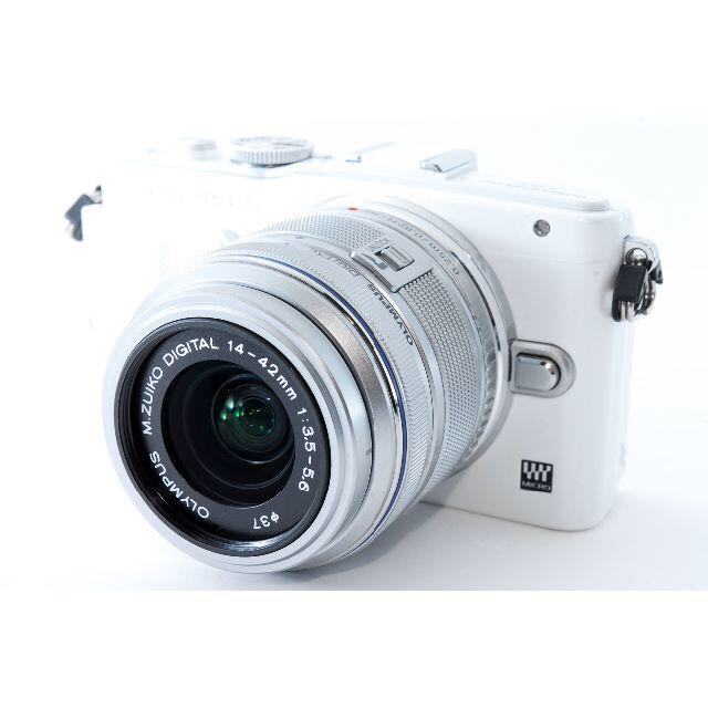 ◆極美品◆ OLYMPUS E-PL6 ホワイト レンズキット 付属品完備 1