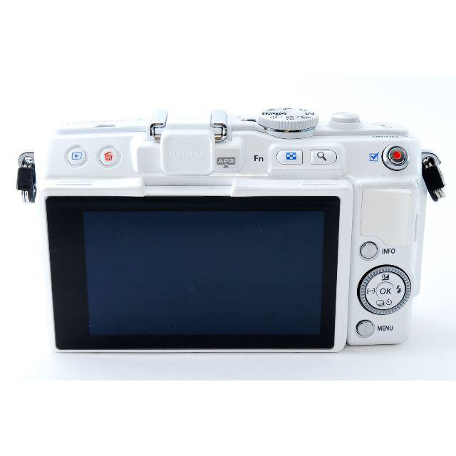 ◆極美品◆ OLYMPUS E-PL6 ホワイト レンズキット 付属品完備 2