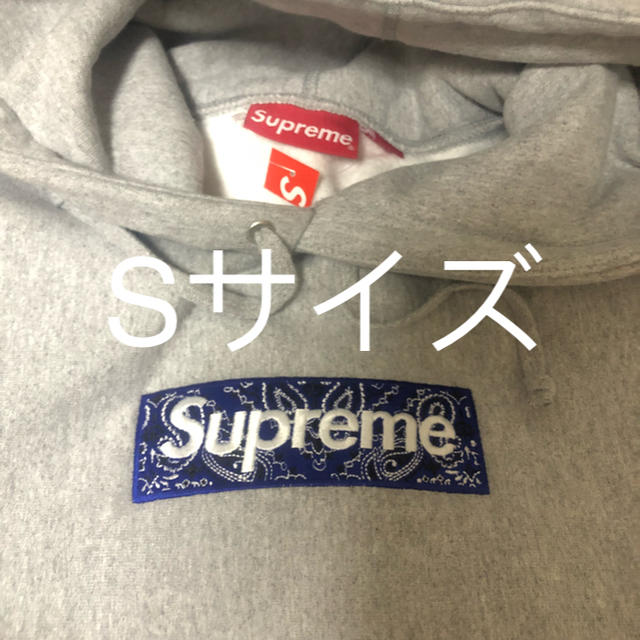 メンズsupreme box logo bandana box logo hooded