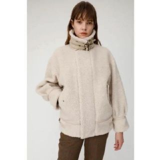 マウジー(moussy)のmoussy ボアジャケット(ライダースジャケット)