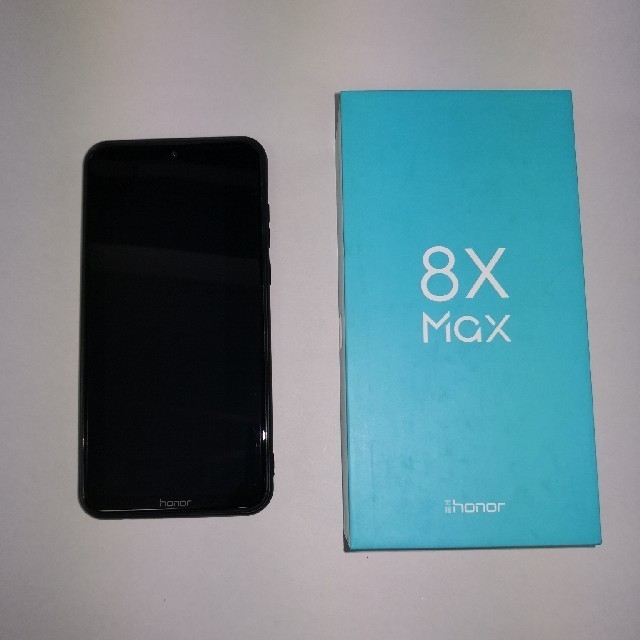 再お値下げ）honor 8X Max ケース付 - スマートフォン本体