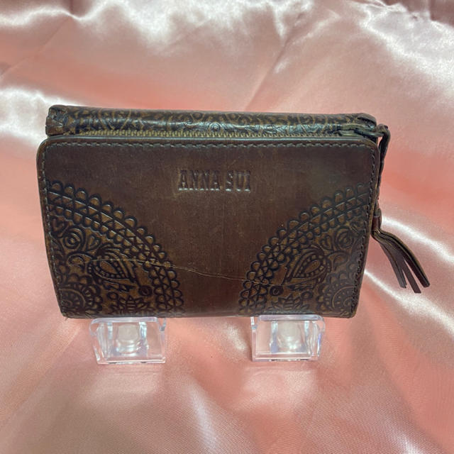 ANNA SUI(アナスイ)のANNA SUI 二つ折り財布 ブラウン レディースのファッション小物(財布)の商品写真