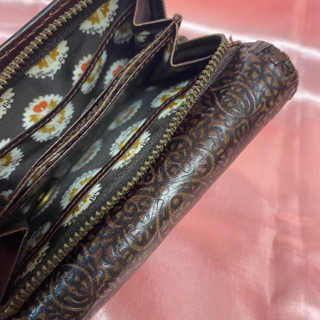 ANNA SUI(アナスイ)のANNA SUI 二つ折り財布 ブラウン レディースのファッション小物(財布)の商品写真