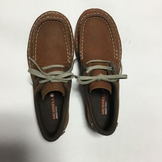 メレル(MERRELL)のMERRELL メレル メンズシューズ (ブラウンスエード)(スリッポン/モカシン)