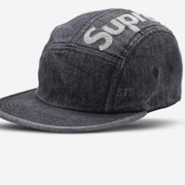 新品 Supreme シュプリーム TopLogo Denim Camp Cap