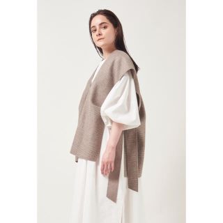 ドゥロワー(Drawer)のyori 2019aw グレンチェックジレ(ベスト/ジレ)