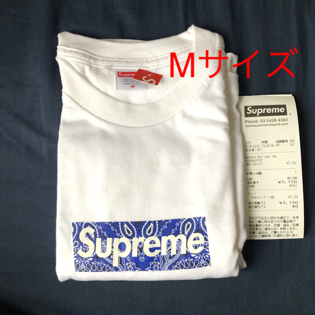 supreme Bandana Box Logo Tee Mサイズ