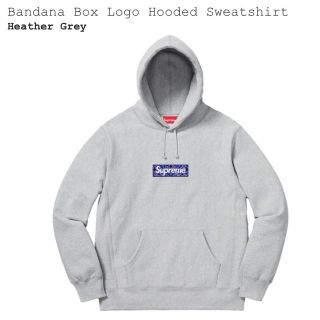 シュプリーム(Supreme)のLサイズ Supreme Bandana Box Logo Hooded 正規品(パーカー)