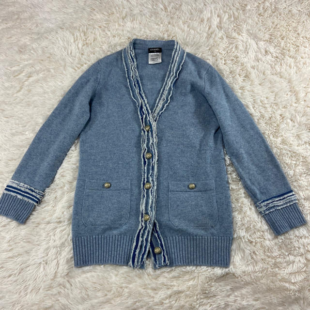 上品なスタイル - CHANEL シャネル 美品 カーディガン カシミア