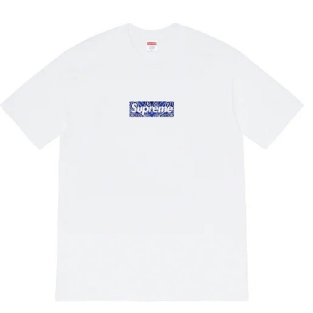 Tシャツ/カットソー(半袖/袖なし)supreme bandana box logo tee 　Mサイズ