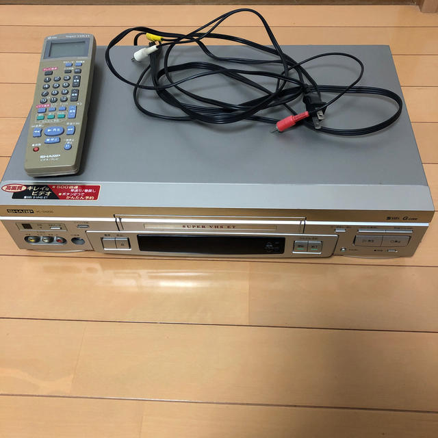 SHARP(シャープ)のビデオデッキ　SHARP スマホ/家電/カメラのテレビ/映像機器(その他)の商品写真