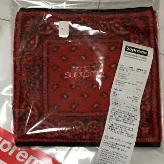 シュプリーム(Supreme)のSupreme Bandana Fleece Neck Gaiter(ネックウォーマー)