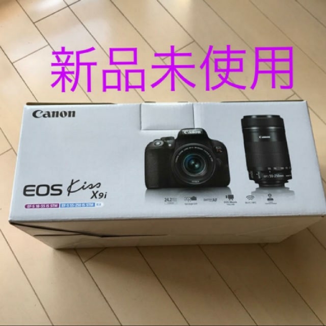 新品未使用 canon EOS Kiss X9i ダブルズームキット