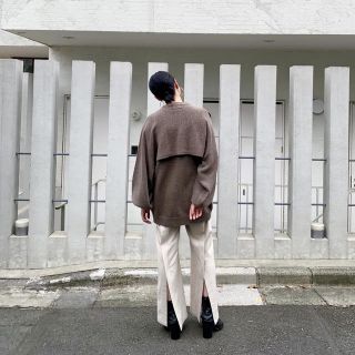 アメリヴィンテージ(Ameri VINTAGE)のCLANE LAYERED KNIT(ニット/セーター)