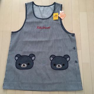 新品 保育士 エプロン リラックマ 大きいサイズ 3L 4L 大きめ(その他)