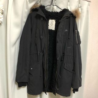 マウジー(moussy)の【値下げました】moussy モッズコート BLACK(モッズコート)