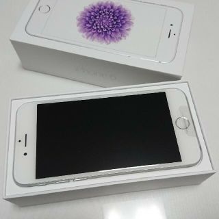 アイフォーン(iPhone)の新品・未使用/iPhone6(64GB)シルバー/au(スマートフォン本体)