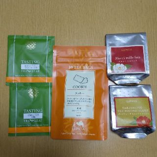 ルピシア(LUPICIA)のルピシア クッキー、茶葉2袋+サンプル2つ(茶)