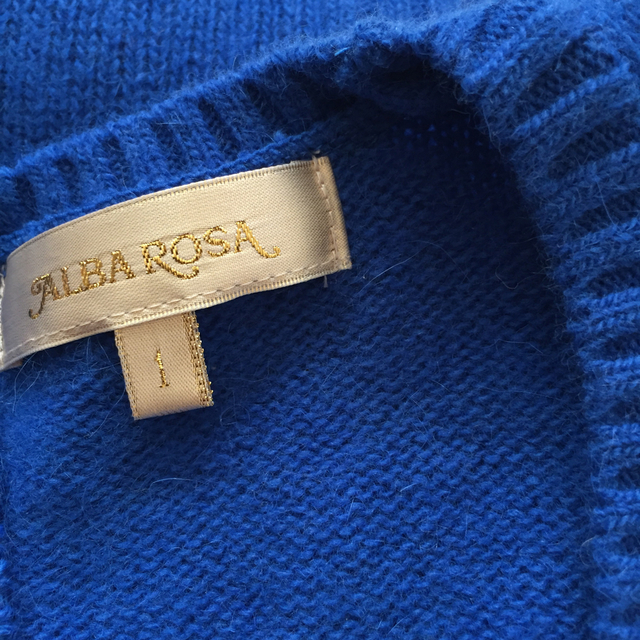ALBA ROSA(アルバローザ)のリブモヘアblueニットワンピ❤︎ レディースのトップス(ニット/セーター)の商品写真