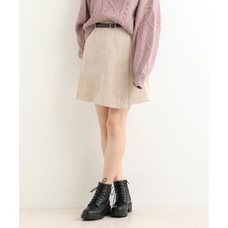 マジェスティックレゴン(MAJESTIC LEGON)のマジェスティックレゴン 太コールミニスカート 白(ミニスカート)