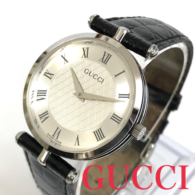 ヌベオ偽物激安 - Gucci - GUCCI グッチ 腕時計 シェリー メンズ レザー ブラック ヴィンテージの通販 by ブランドshop