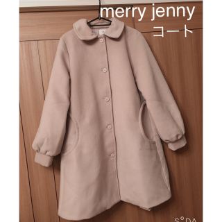 メリージェニー(merry jenny)のメリージェニー ステンカラー Aラインコート ピンク(ロングコート)