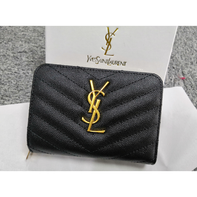 Saint Laurent - ♥素敵　Y.S.Lサンローラン　折り財布　正規品　ファスナー　人気の通販 by りぃ's shop