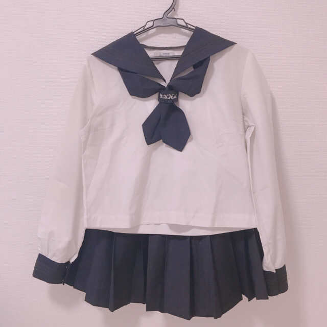 セーラー服 上下セット 一式 中間服 クリーニング済